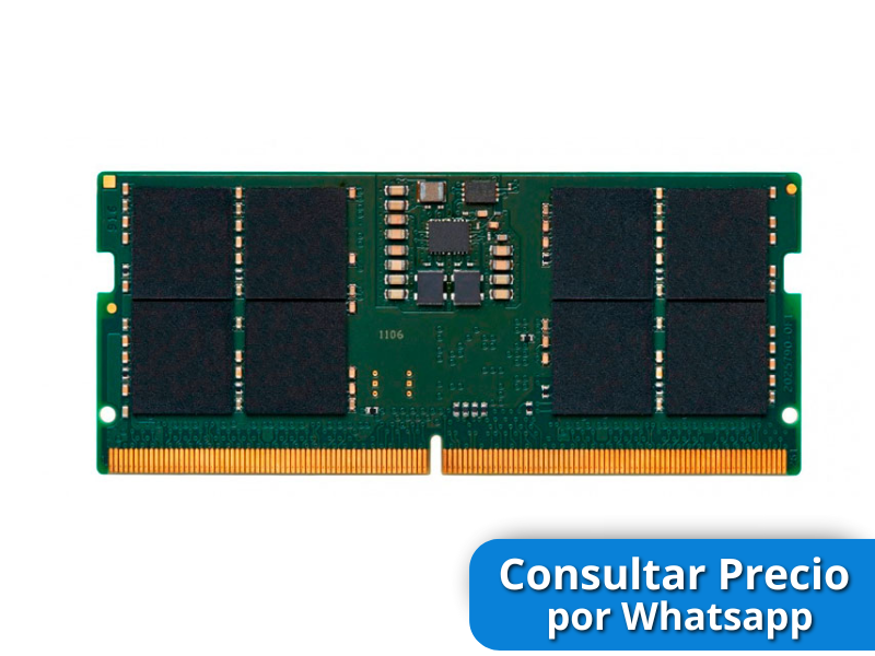 MEMORIA RAM KINGSTON DDR5 16GB 5600MTS  SODIMM KVR56S46BS8-16